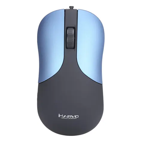 Marvo DMS002BL modrá / optická myš / 1200 DPI / 1.4m