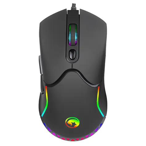 Marvo M359 černá / herní optická myš / 3200 DPI / RGB / USB / 1.5m