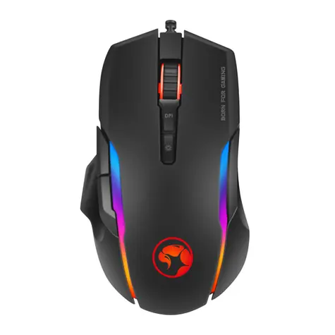 Marvo G945 černá / herní optická myš / 10000 DPI / RGB / USB / 1.8m