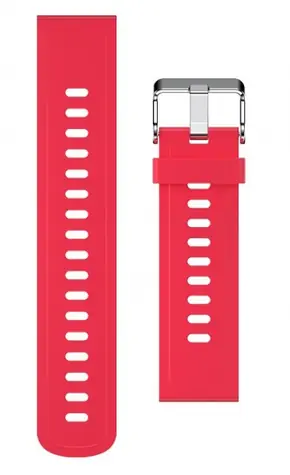 Aligator Silikonový řemínek 22mm červený / doprodej