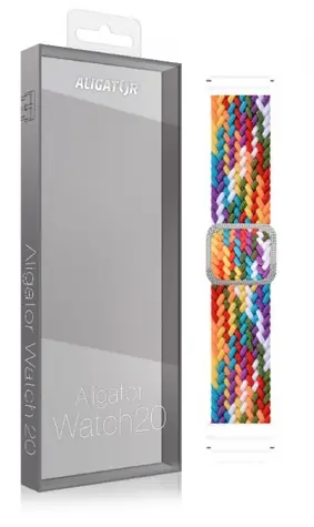 Aligator Textilní řemínek 20mm barevný