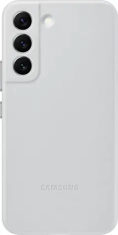 SAMSUNG Kožený zadní kryt pro Samsung Galaxy S22 šedá