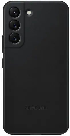 SAMSUNG Kožený zadní kryt pro Samsung Galaxy S22 Plus černá