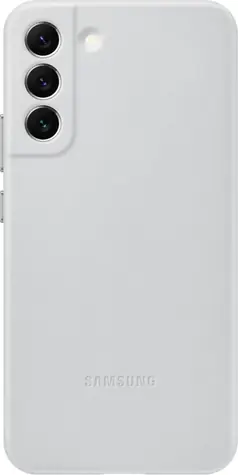 SAMSUNG Kožený zadní kryt pro Samsung Galaxy S22 Plus šedá
