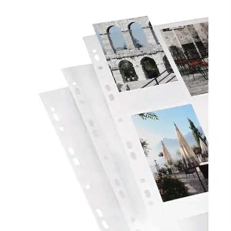Hama foto fólie DIN A4 pro 8 fotografií 10x15 cm bílá 10 ks 