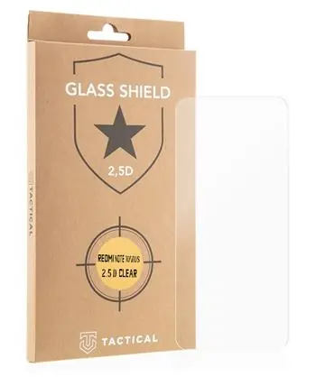 Tactical Glass Shield 2.5D sklo pro Xiaomi Redmi Note 10 4G & 10s čirá 