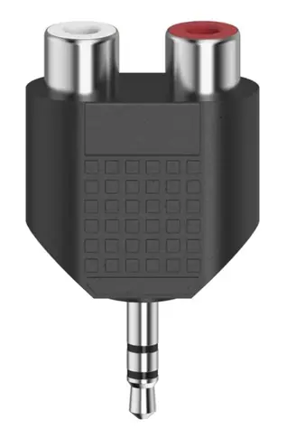 Hama redukce jack 3.5 mm na 2 cinch zásuvky / stereo