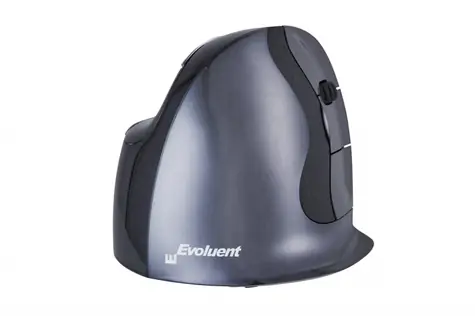 Evoluent Wired VerticalMouse D šedo-černá (S) / Ergonomická myš / USB / pouze pro praváky