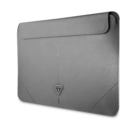 GUESS Saffiano Triangle Metal Logo Computer Sleeve 16
