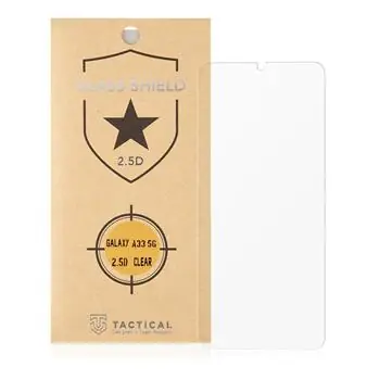 Tactical Glass Shield 2.5D sklo pro Samsung Galaxy A33 5G čirá