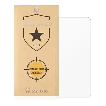 Tactical Glass Shield 2.5D sklo pro Xiaomi Redmi Note 11 Pro 5G & 11 Pro+ 5G čirá 