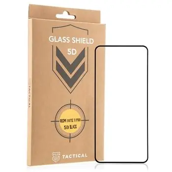 Tactical Glass Shield 5D sklo pro Xiaomi Redmi Note 11 Pro 5G & 11 Pro+ 5G černá 