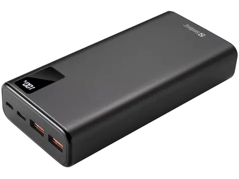 Sandberg Powerbank USB-C PD 20W 20000mAh černá / max.12V / max. 3A / 2x USB A / 1x USB-C