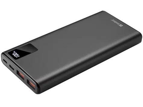 Sandberg Powerbank USB-C PD 20W 10000mAh černá / max. 12V / max. 3A / 2x USB A / 1x USB-C