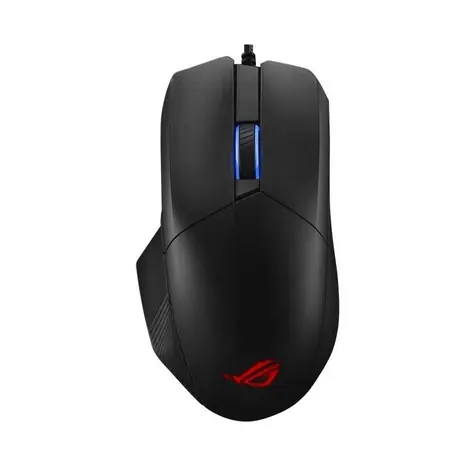 ASUS ROG Spatha X černá / Bezdrátová herní myš / RF 2.4 GHz / USB-A / RGB / 19.000 DPI / nabíjecí stanice / akumulátor