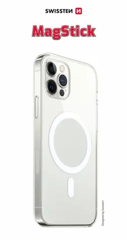 SWISSTEN CLEAR JELLY MagStick pouzdro pro Apple iPhone 7 & 8 & SE 2020 & 2022 transparentní