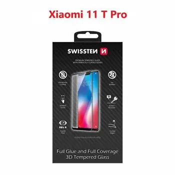 SWISSTEN Ultra Durable 3D FULL GLUE Glass pro XIAOMI 11 T černá