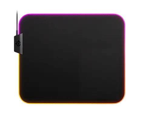 SteelSeries QcK Prism Cloth M černá / Podložka pod myš / 320 x 270 x 4mm