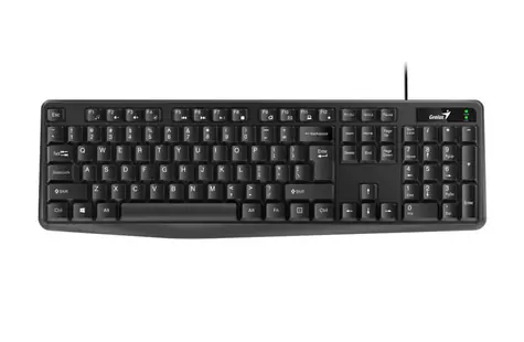 Genius KB-117 černá / Drátová / USB /  CZ+SK layout