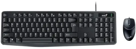 Genius KM-170 černá / Drátový set / USB / CZ+SK layout