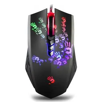 A4tech BLOODY A60 Blazing / herní myš / 6200DPI  V-Track / 160KB paměť / USB / CORE 3