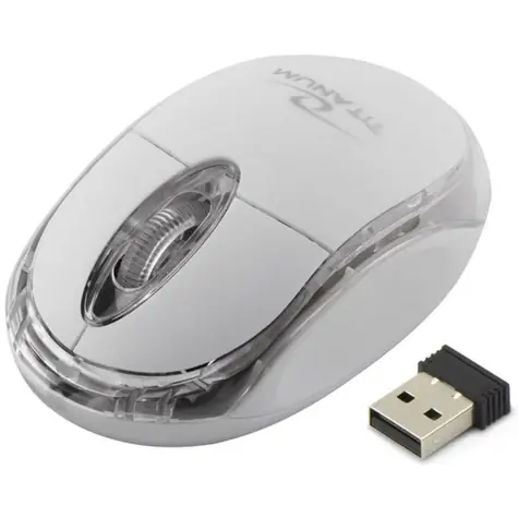 Esperanza TM120W Titanium CONDOR / bezdrátová optická myš / 1000 DPI / 2.4GHz / 3 tlačítka