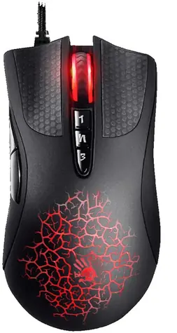 A4tech BLOODY A90A Blazing / herní myš / 6200DPI / V-Track / 160KB paměť / USB / CORE 3