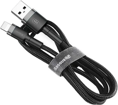 Baseus kabel USB-A na Lightning černá 1 m 