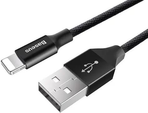 Baseus originální kabel USB-A na Lightning černá / 1.2 m 