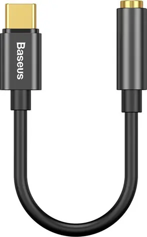 Baseus redukce USB-C na 3.5 mm Audio Jack L54 (F) černá / 9 cm