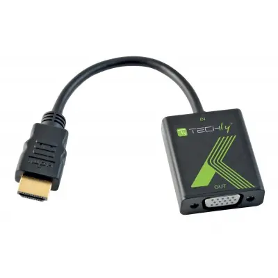 Techly IDATA-HDMI-VGA2 Redukce VGA F - HDMI M 