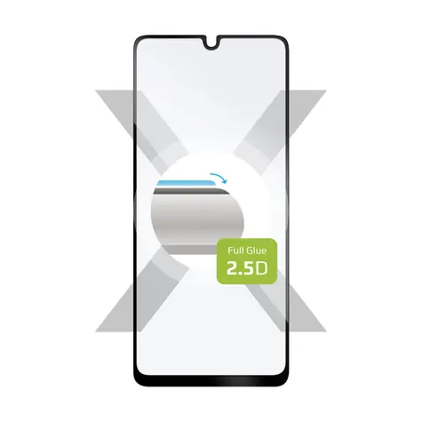 FIXED Full-Cover Ochranné tvrzené sklo pro Samsung Galaxy A33 5G černá / lepení přes celý displej 