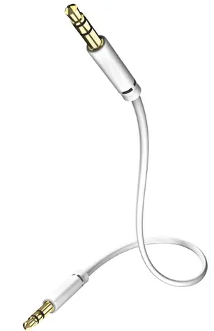 In-akustik Star Audio kabel bílá 3 m / 3.5mm jack - 3.5mm Jack