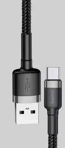 Baseus CAMKLF-AG1 kabel USB-A na microUSB černá / 0.5 m