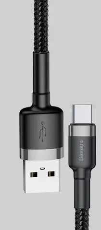 Baseus CAMKLF-CG1 kabel USB-A na microUSB černá / 2 m