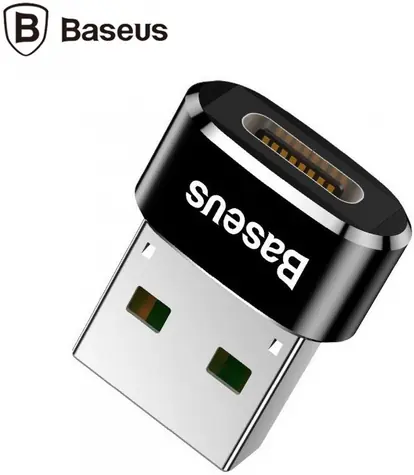 Baseus CAAOTG-01 Adaptér USB-A (M) na USB-C (F) černá