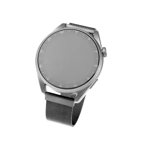 FIXED Mesh Strap Síťovaný nerezový řemínek s šířkou 22mm pro smartwatch černá
