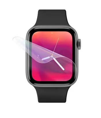 FIXED Invisible Protector TPU folie na displej pro Apple Watch 45mm čirá / 2ks v balení 