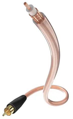 In-akustik Star II Subwoofer mono kabel 5 m / Cinch (M) - Cinch (M)