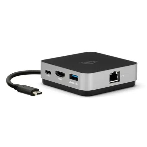 OWC USB-C Travel Dock E / USB-C dokovací stanice / 2x USB-A 3.2 / 1x HDMI 2.0 / 1x GLAN / 1x USB-C / SD čtečka 