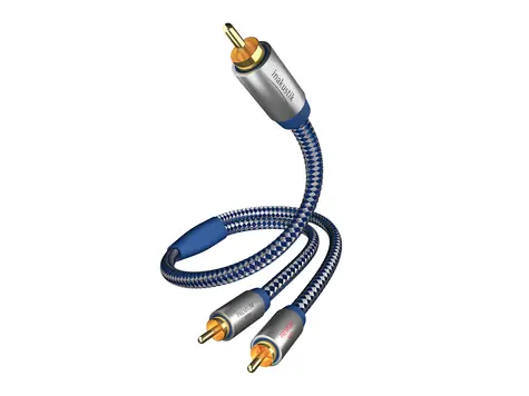 In-akustik Premium Subwoofer Y kabel 2 m / Cinch (M) - 2x Cinch (M) 