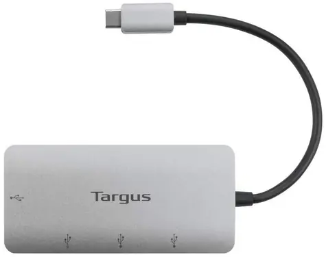 Targus USB-C hub stříbrná / 4 portový USB rozbočovač / 4 x USB 3.0 