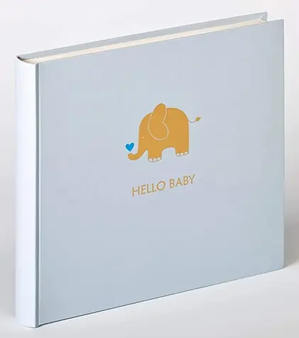 Walther Baby Animal 25x28 modrá slon / album / 50 stránek