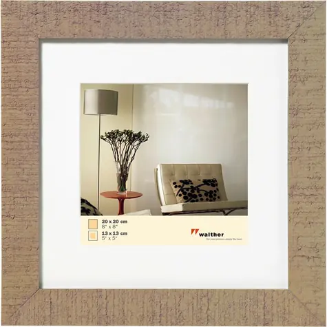 Walther Home 20x20 Dřevěný foto rám béžovo-hnědá 