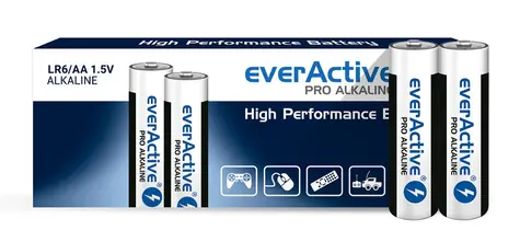 EverActive Pro Alkalické baterie AA (LR6) 10ks 