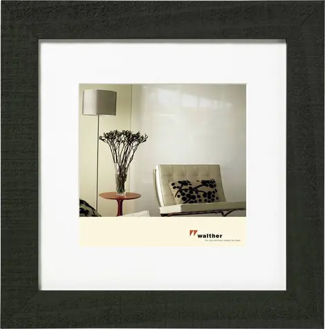 Walther Home 40x40 Dřevěný foto rám černá 