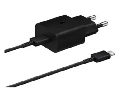 SAMSUNG EP-T1510XBEGEU černá / USB-C nabíječka / rychlé nabíjení / 15 W / 2A / 1m