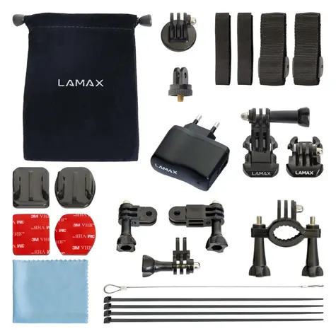 LAMAX Sada příslušenství pro akční kamery L - 15 ks / Sada příslušenství pro akční kamery L / 15ks