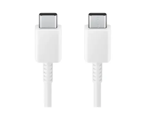 SAMSUNG kabel EP-DX310JBEGEU USB-C bílá / 1.8m / 3A