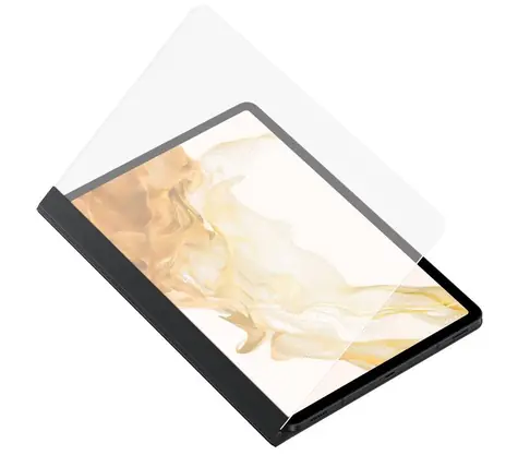SAMSUNG Note View Průhledné pouzdro pro Tab S7 & S8 černá / doprodej